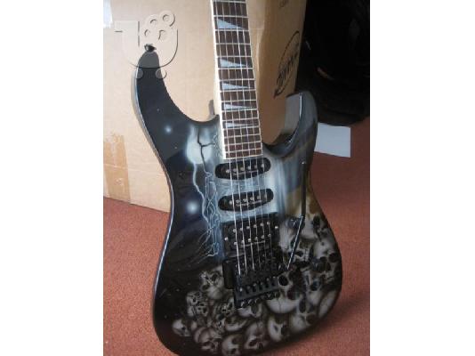 PoulaTo: Jackson DK2 Pro Dinky Guitar Skulls + Θήκη